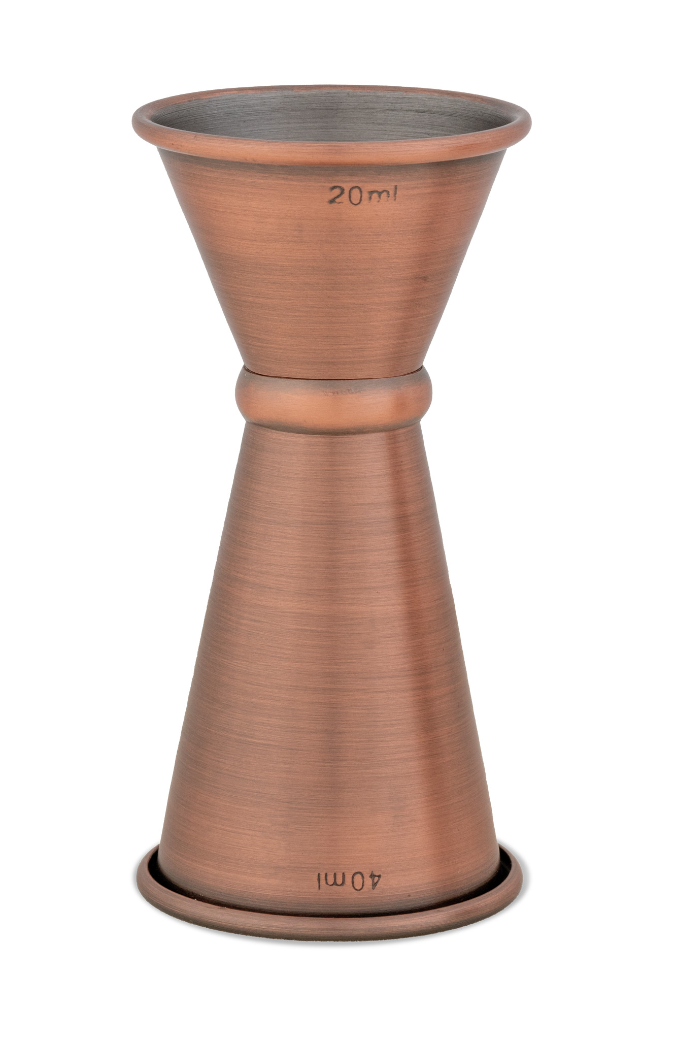 Dosificador de Licor Duplo 20/40 ml Cobre Antigo