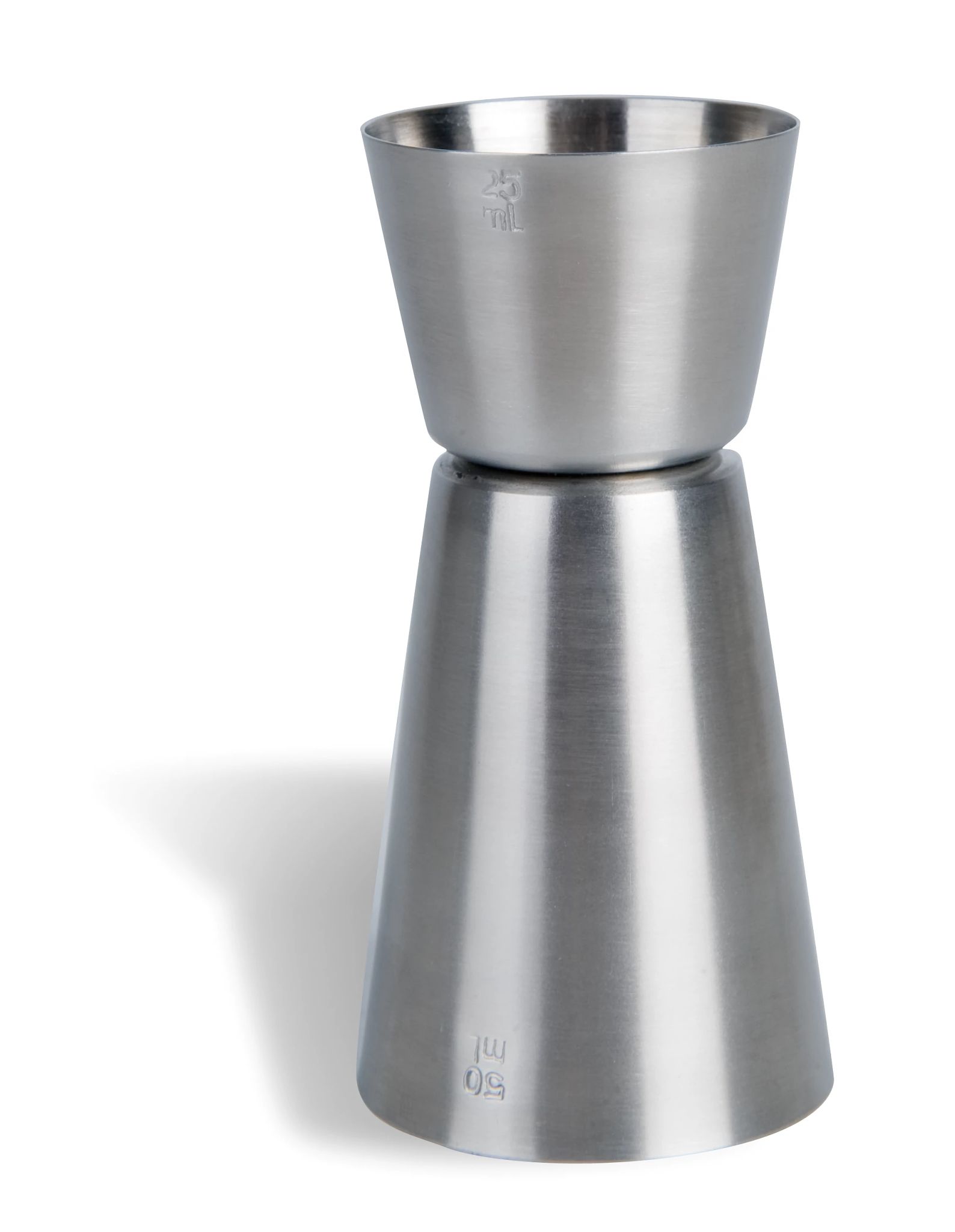 Dosificador de Licor Duplo 25/50 ml em Aço Inoxidável