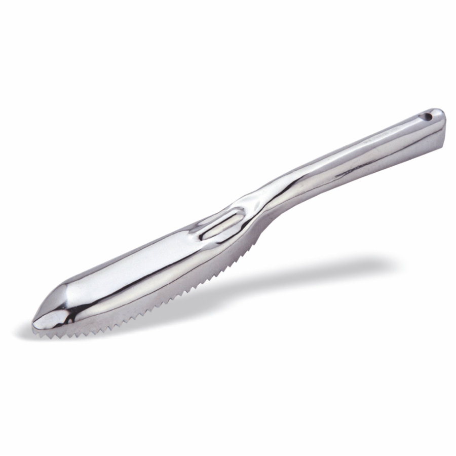 Escamador de Peixe Inox 23.5 cm para Cozinha Profissional