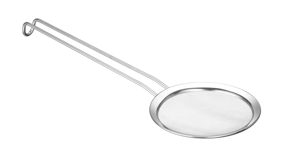 Escumadeira de Rede Fina ø150mm com Cabo 440mm para Cozinha