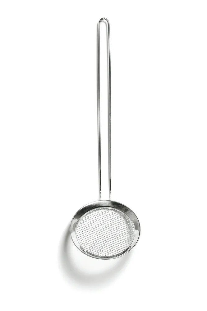 Escumadeira Profissional Inox Ø125mm para Frituras