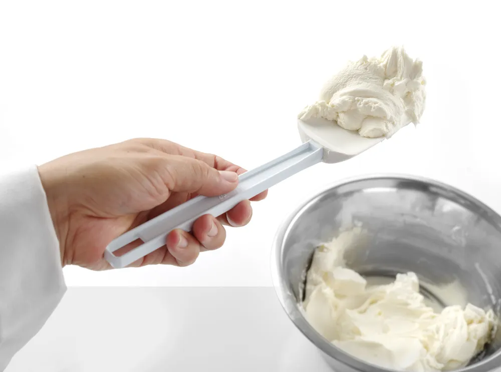 Espátula de Borracha Sintética Branca 254x57mm para Cozinha Profissional
