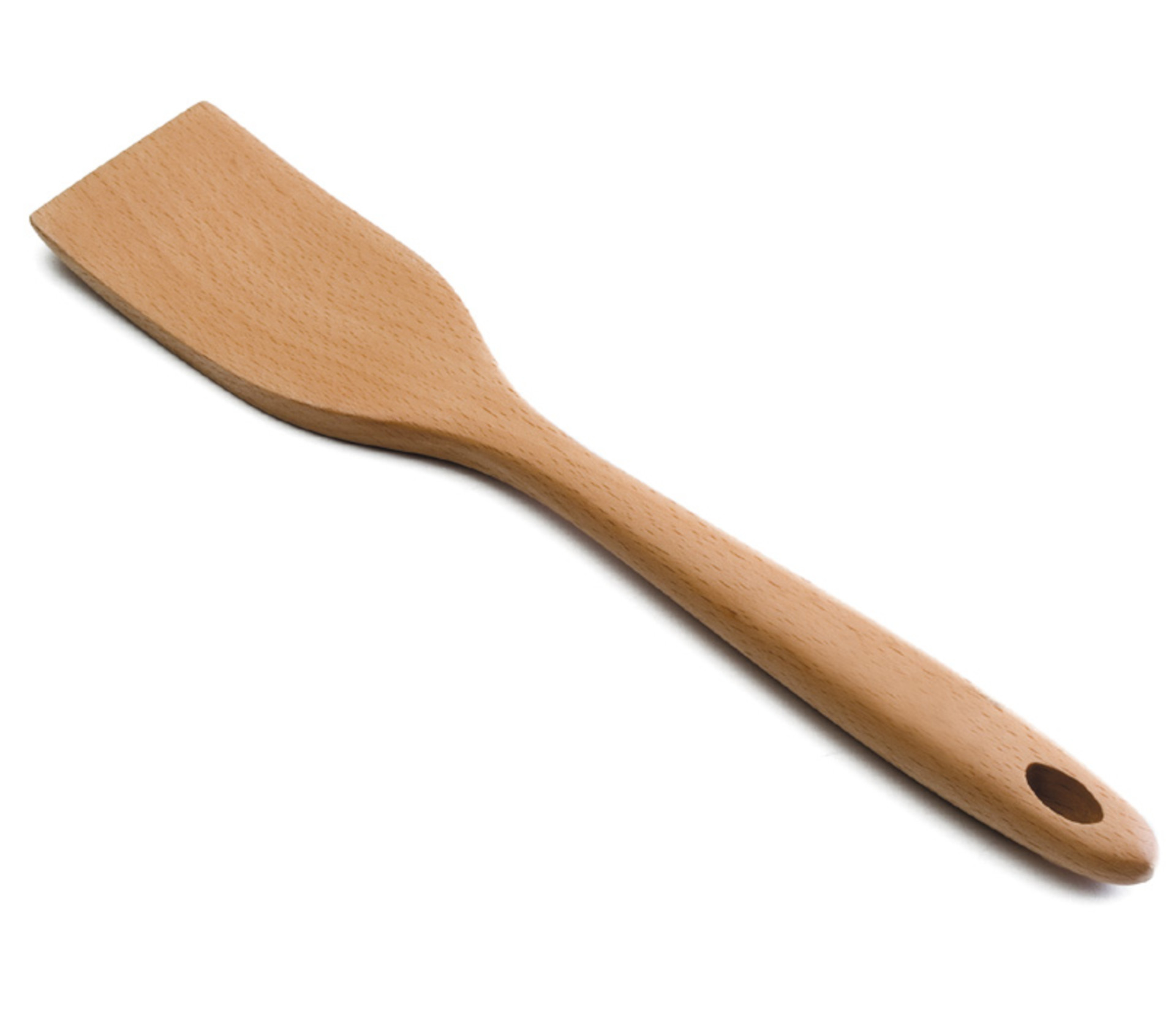Espátula Lisa de Madeira de Faia para Pastelaria 30 cm