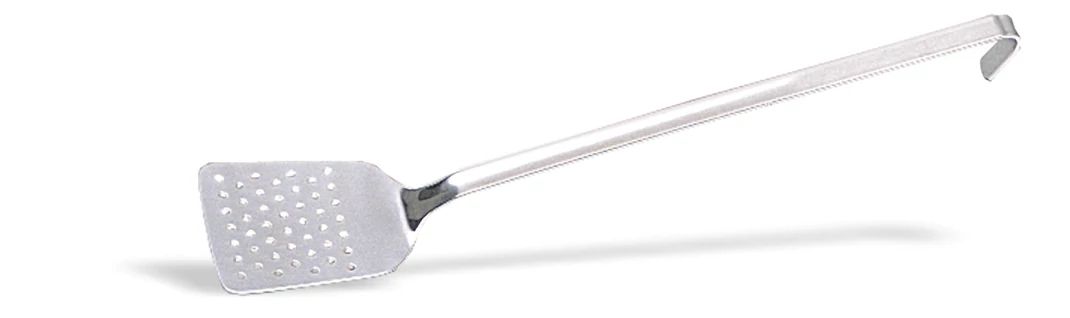 Espátula Perfurada Monobloco Aço Inoxidável 36 cm