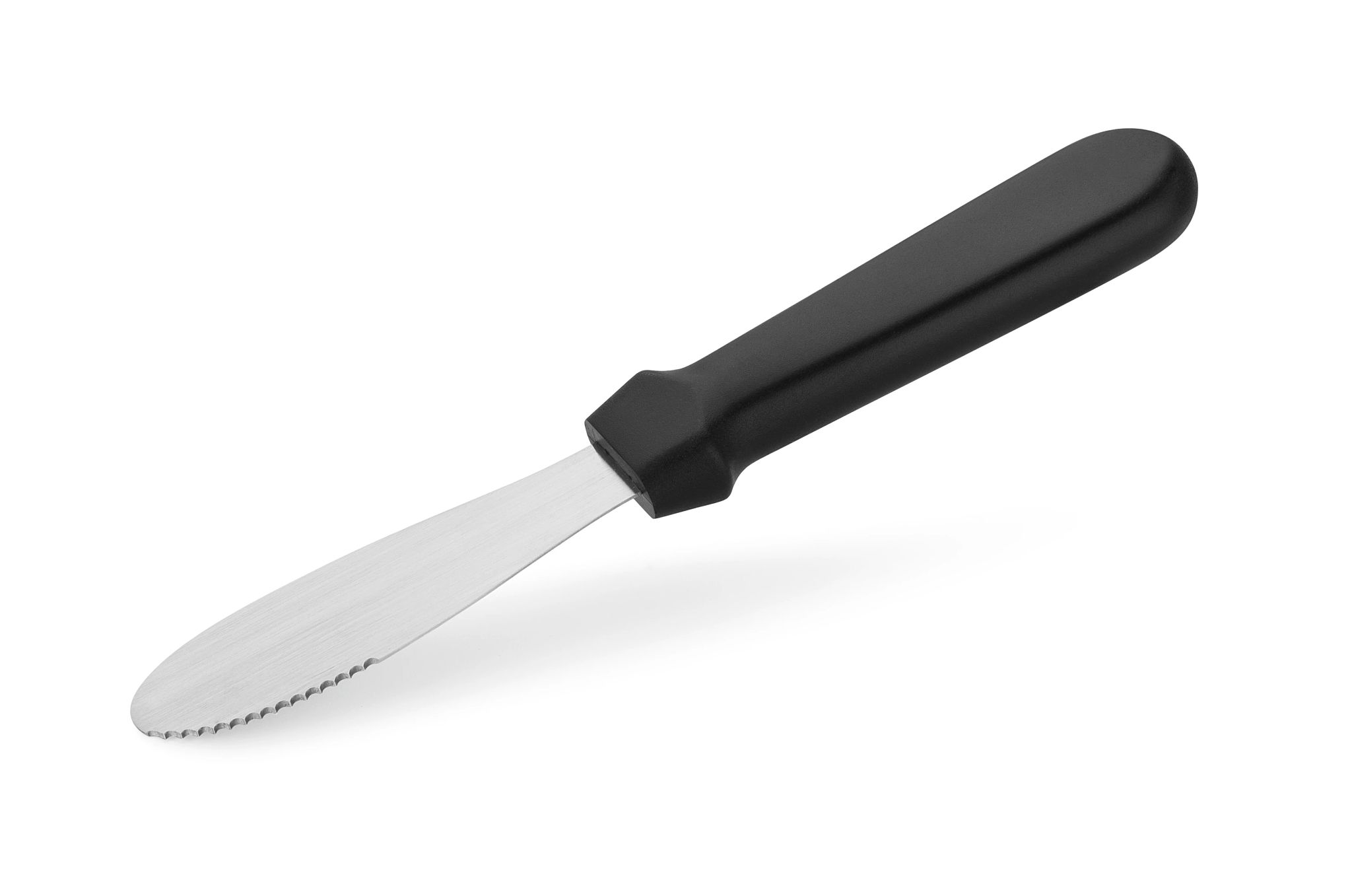 Espátula para Untar Aço Inoxidável 23 cm com Cabo ABS Preto