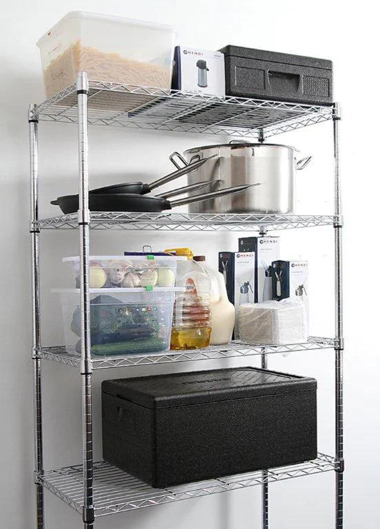 Estante de Armazenamento 5 Prateleiras, Preto, 910x455x1830mm