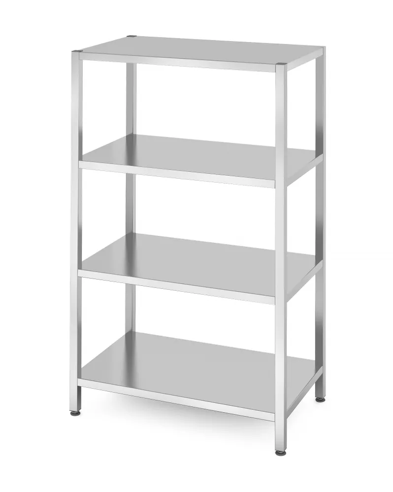 Estante de Prateleiras Inox 4 Níveis - 1000x600x1800mm