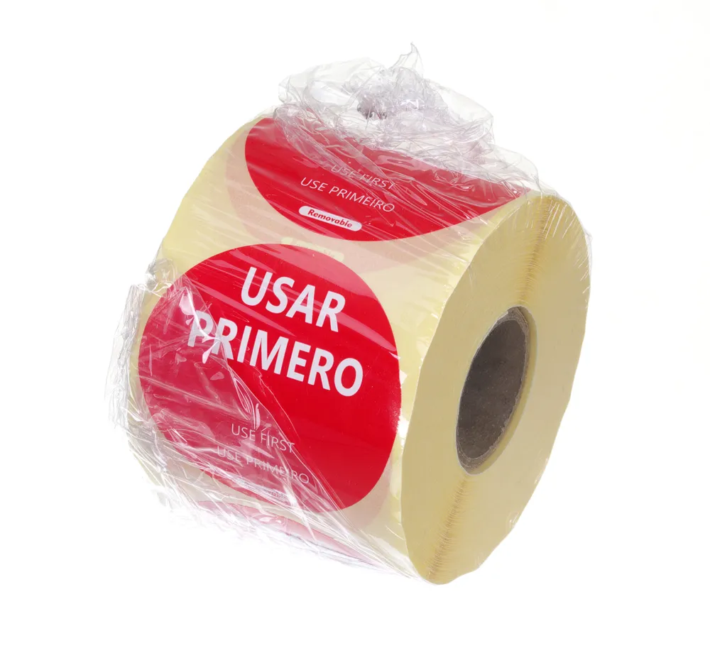 Etiquetas Segurança Alimentar Easy-Removable, ø50mm, 500un.