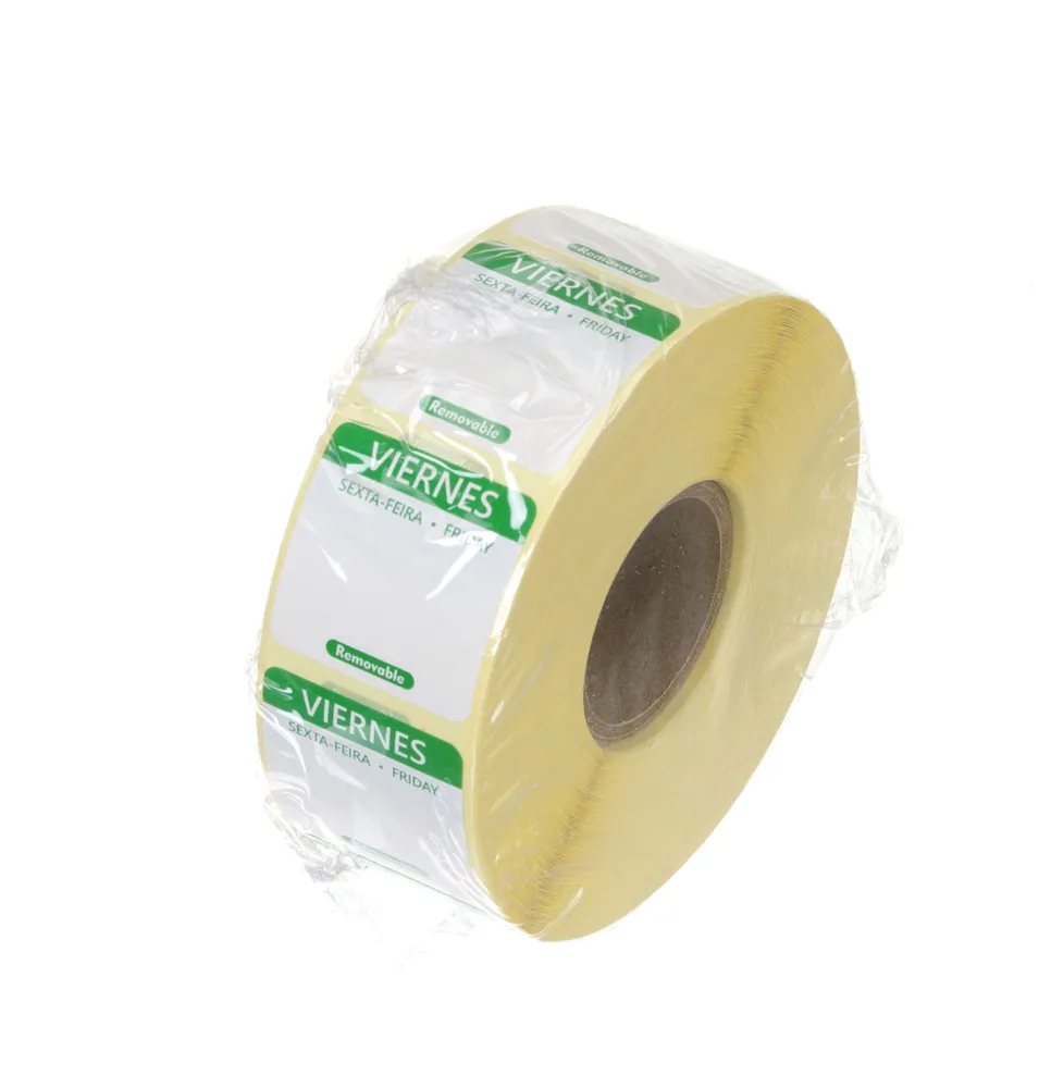 Etiquetas Segurança Alimentar Diárias Sexta-feira 25x25mm