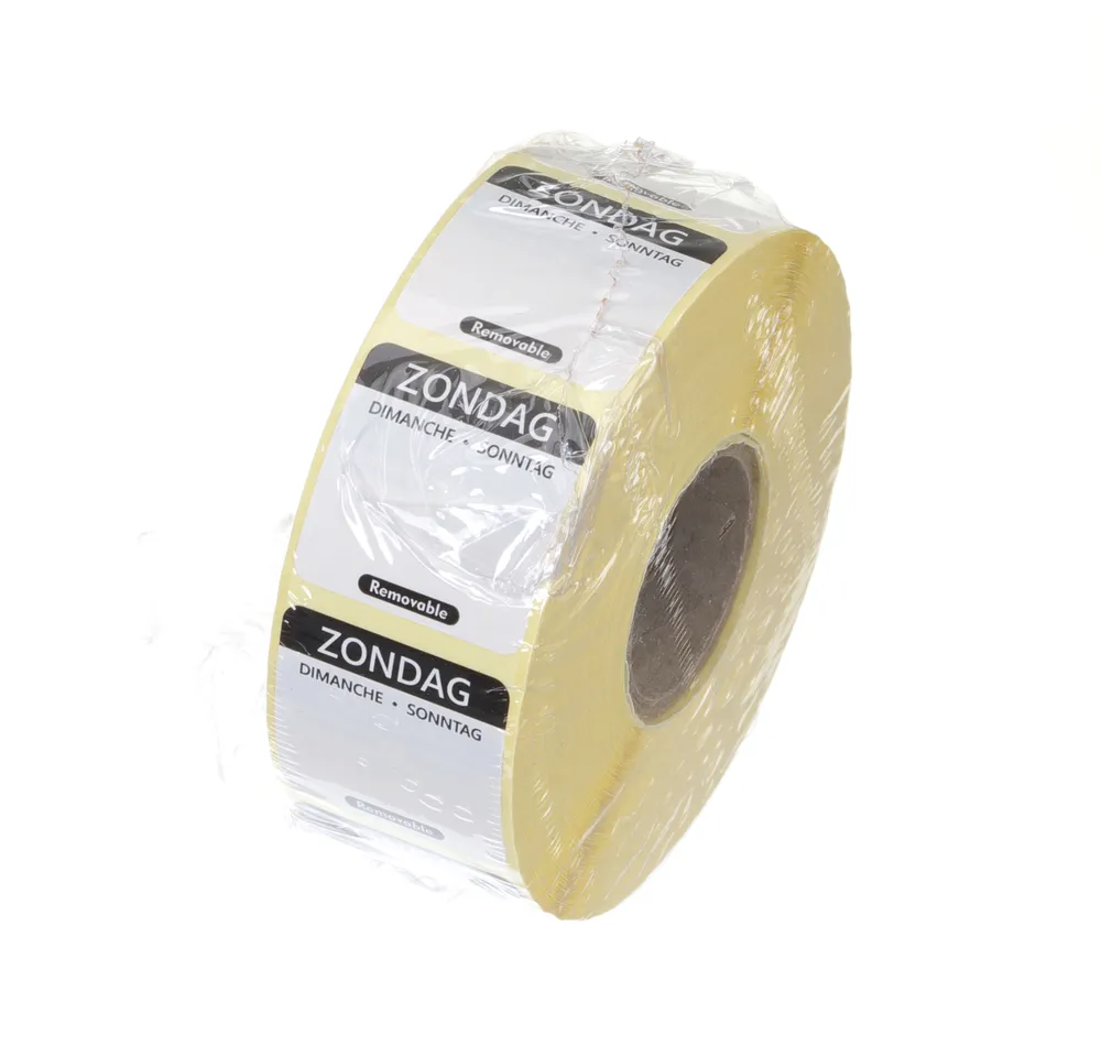 Etiquetas Diárias de Segurança Alimentar 25x25mm, 1000 unidades
