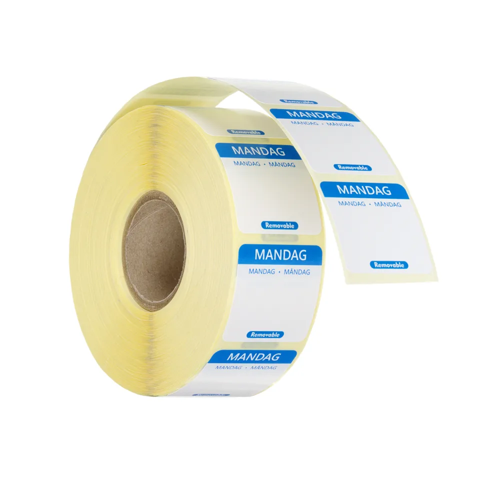 Etiquetas Diárias Segurança Alimentar, Sexta-feira, Verde, 1000 un., 25x25mm