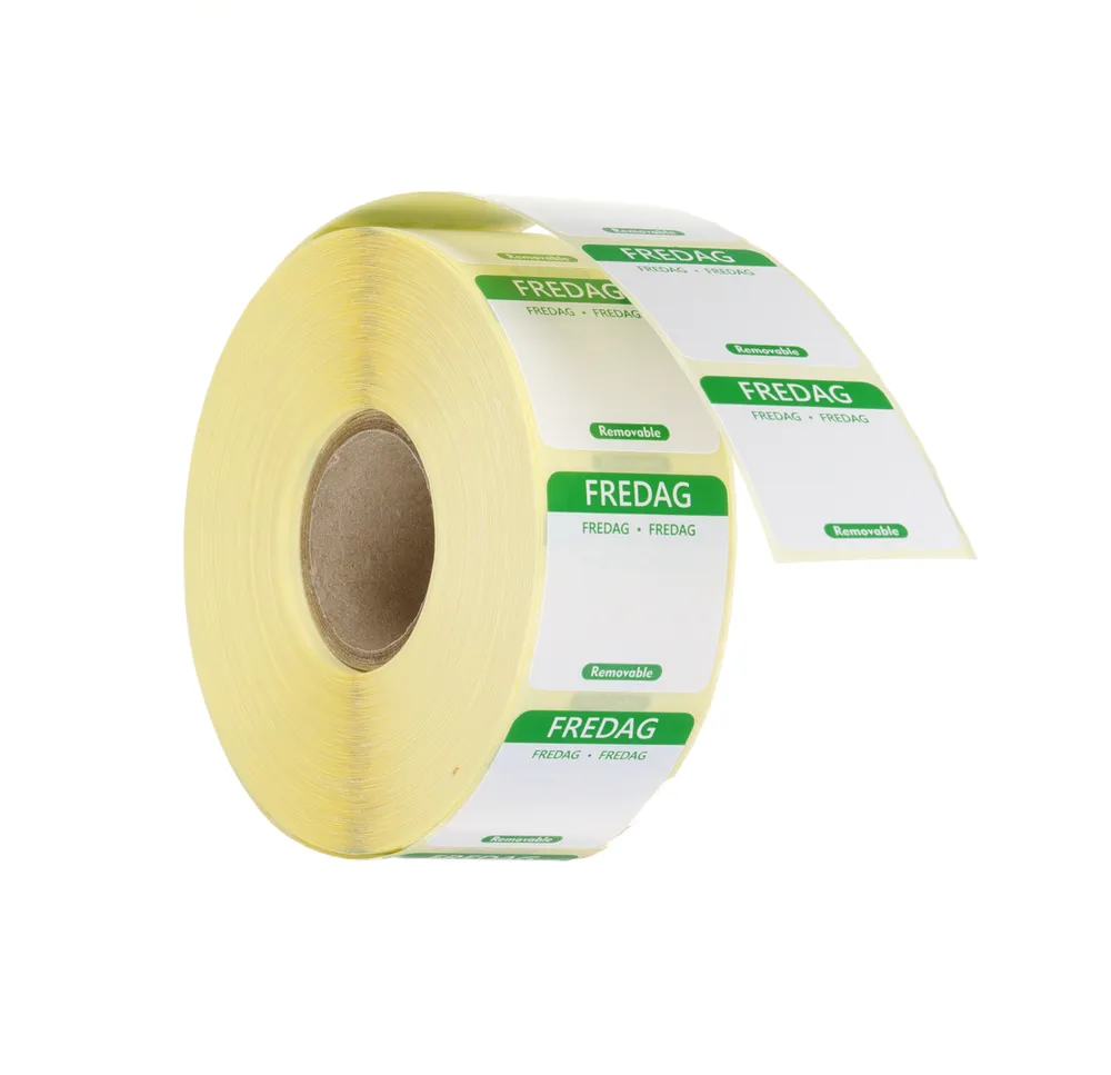 Etiquetas Diárias Segurança Alimentar, Sexta-feira, Verde, 1000 un., 25x25mm