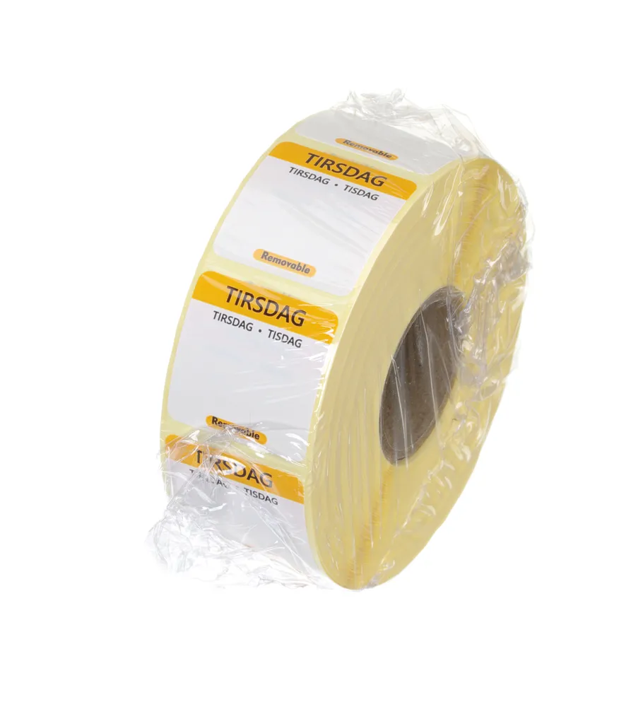 Etiquetas Diárias Segurança Alimentar, Multiusos, 25x25mm, 1000 un.