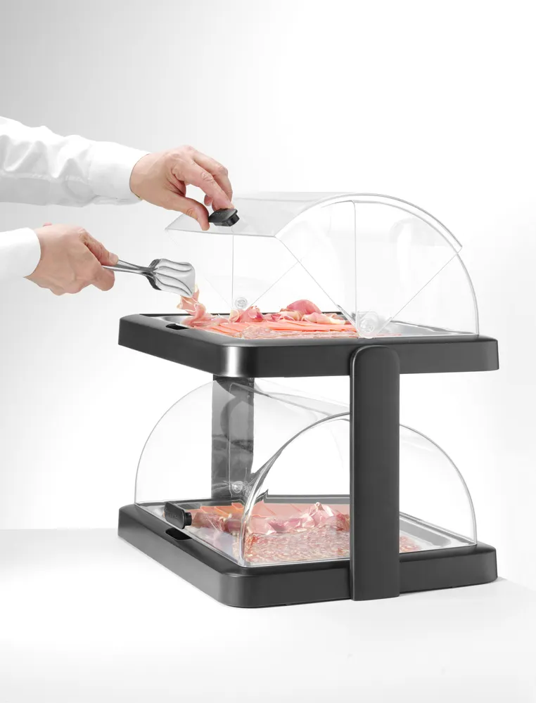 Expositor Refrigerado para Alimentos 2 Níveis 480x355mm