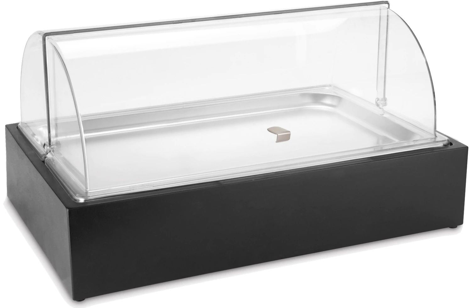 Expositor Buffet com Tampa Roll-Top e 2 Cubas GN 1/1