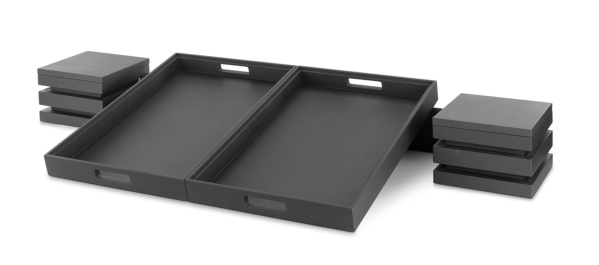 Expositor Buffet Duas Bandejas 60x40 cm Kit CUBIC