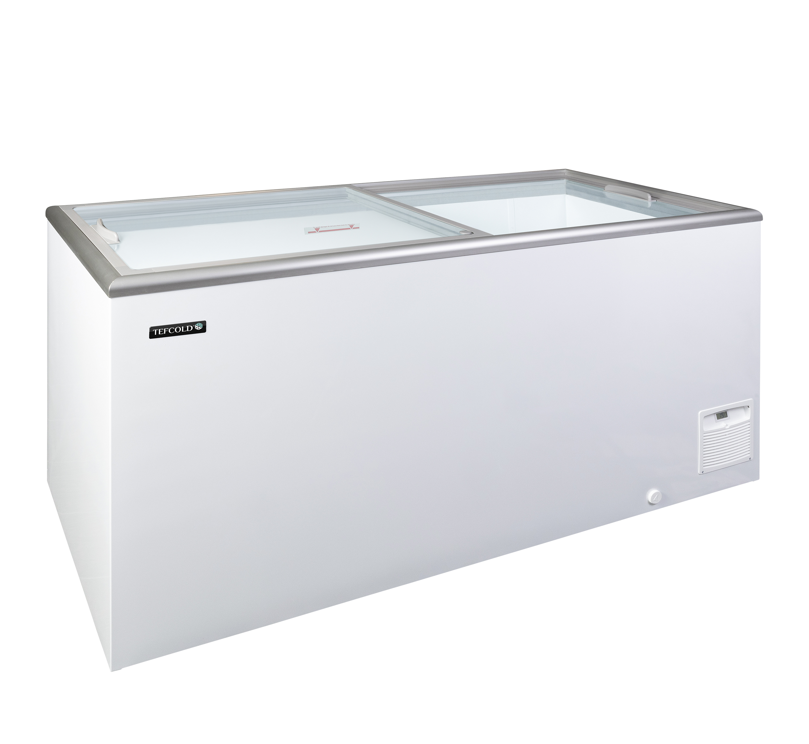 Expositor Congelador Gelados Tampas Vidro Deslizantes 408L