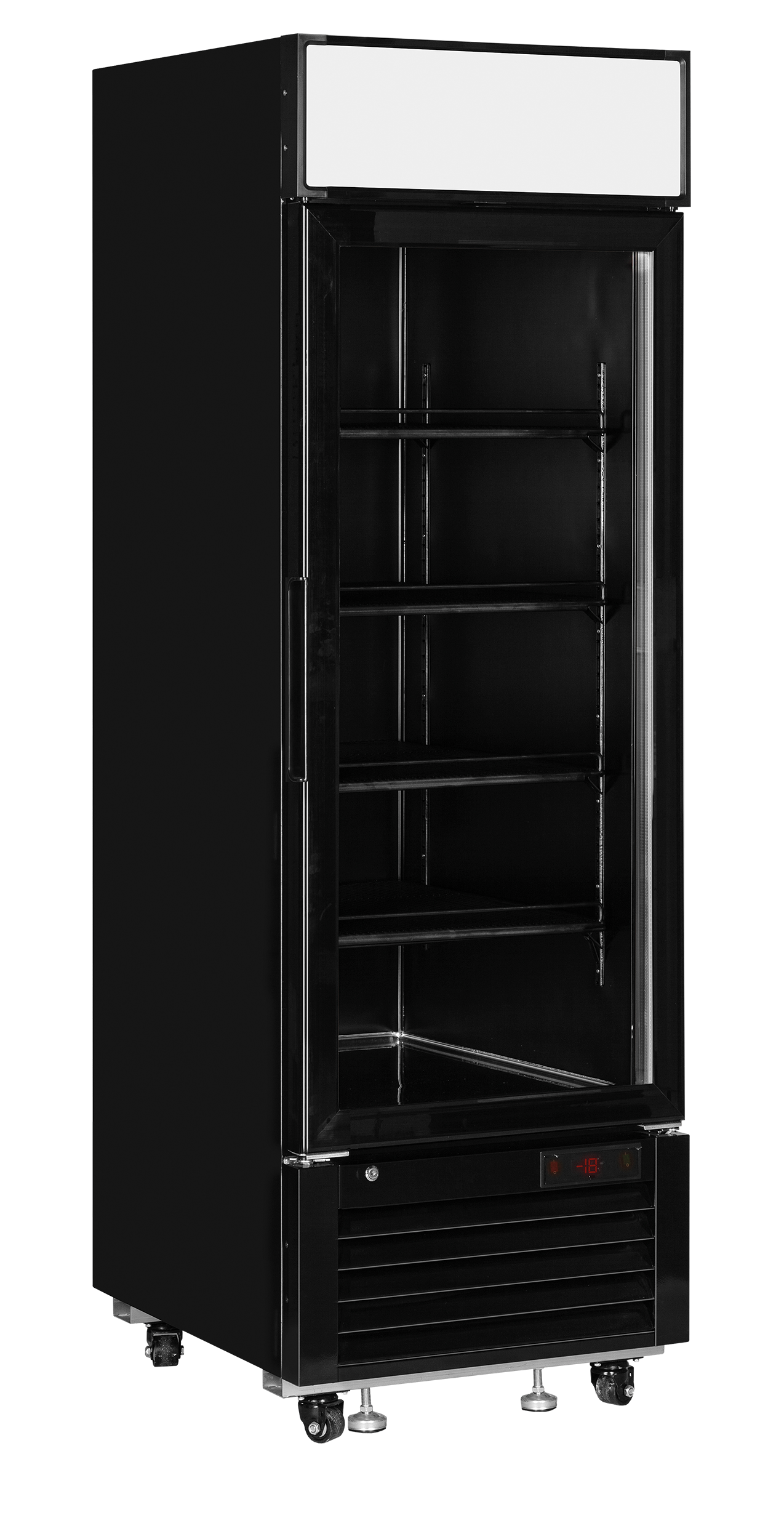 Expositor Congelador Vertical 405L LGF2500B Porta Vidro Aquecida