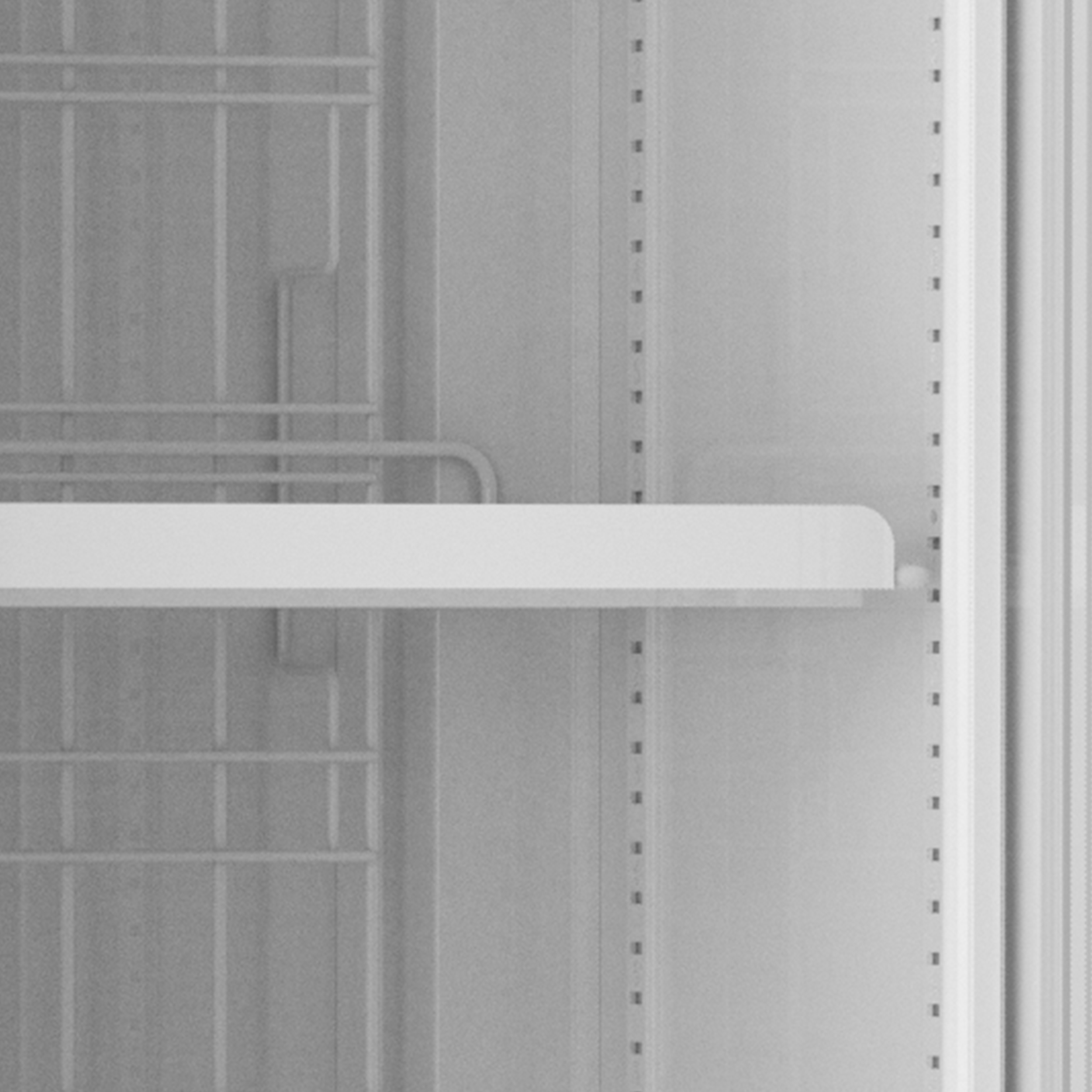 Expositor Congelador Vertical Estreito Porta Vidro 435mm