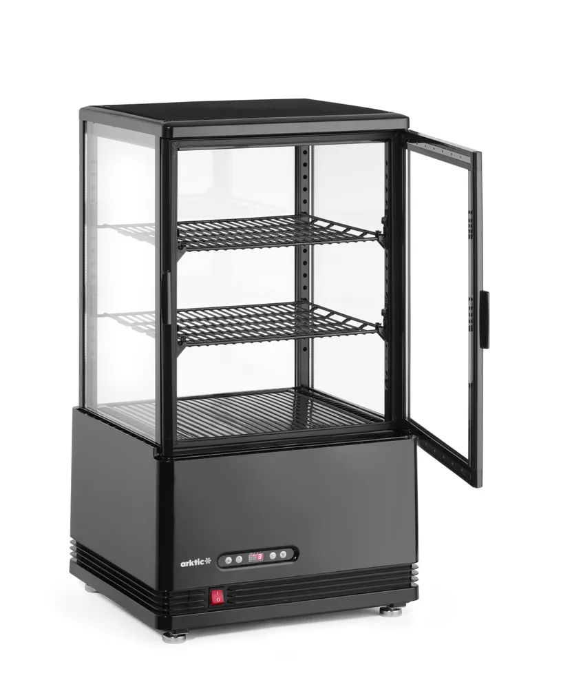 Expositor Frigorífico 58L Preto Bancada 2-6°C