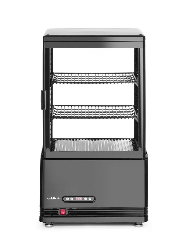 Expositor Frigorífico 58L Preto Bancada 2-6°C