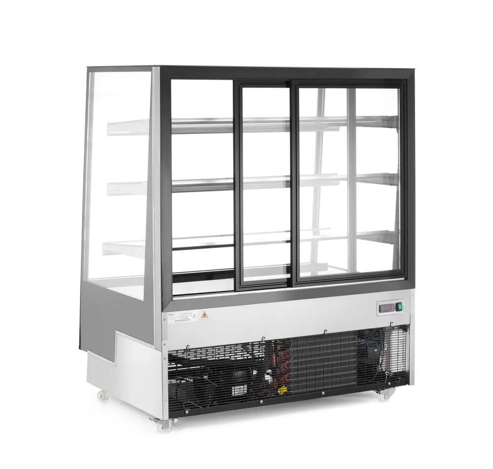 Expositor Frigorífico Vertical 650L Preto 0-6°C