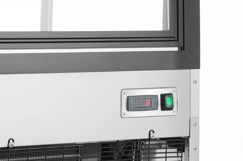 Expositor Frigorífico Vertical 650L Preto 0-6°C