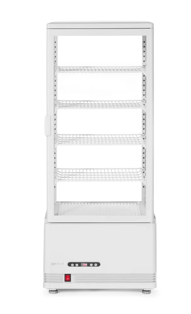 Expositor Frigorífico 98L Branco 230V com 4 Prateleiras