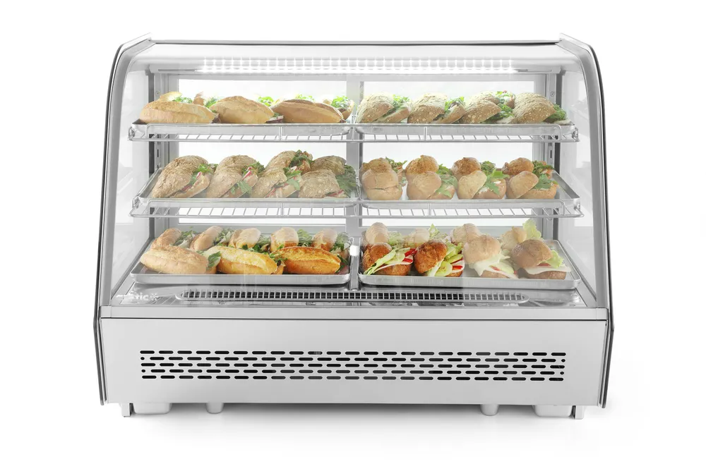 Expositor Frigorífico de Balcão 160L, 0-6°C