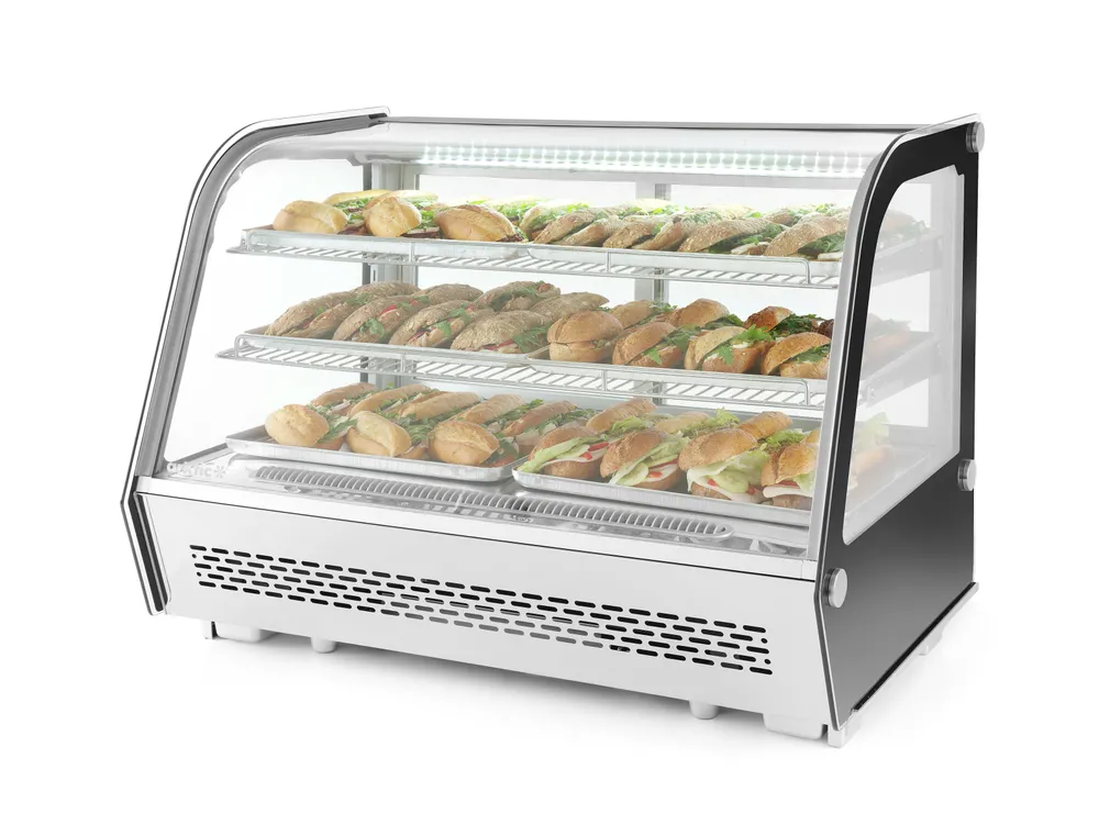 Expositor Frigorífico de Balcão 160L, 0-6°C