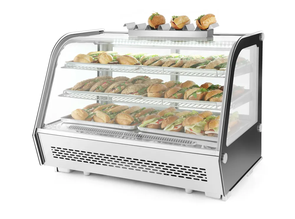 Expositor Frigorífico de Balcão 160L, 0-6°C