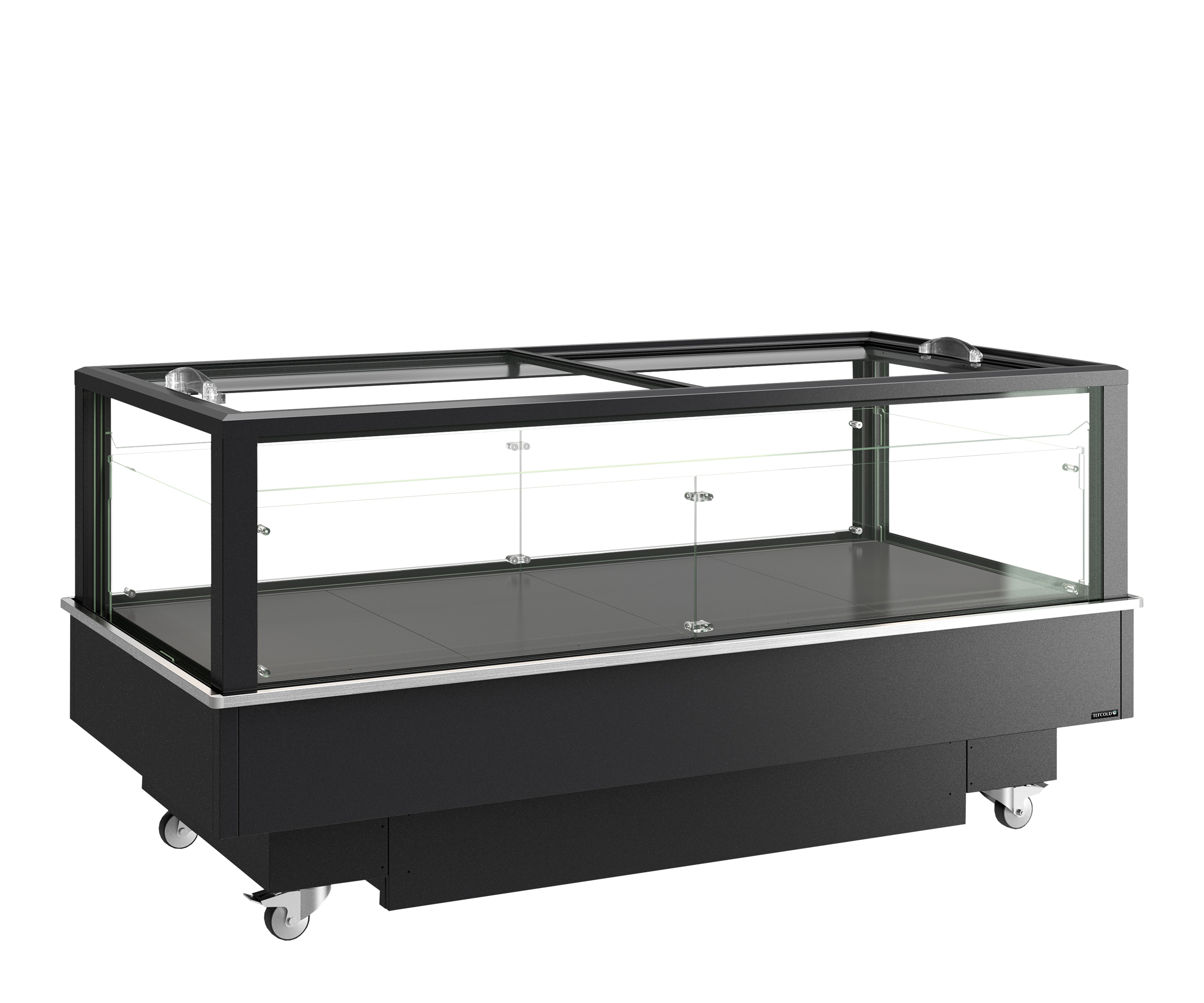 Expositor Ilha Refrigerado Congelador Vidro 2012mm