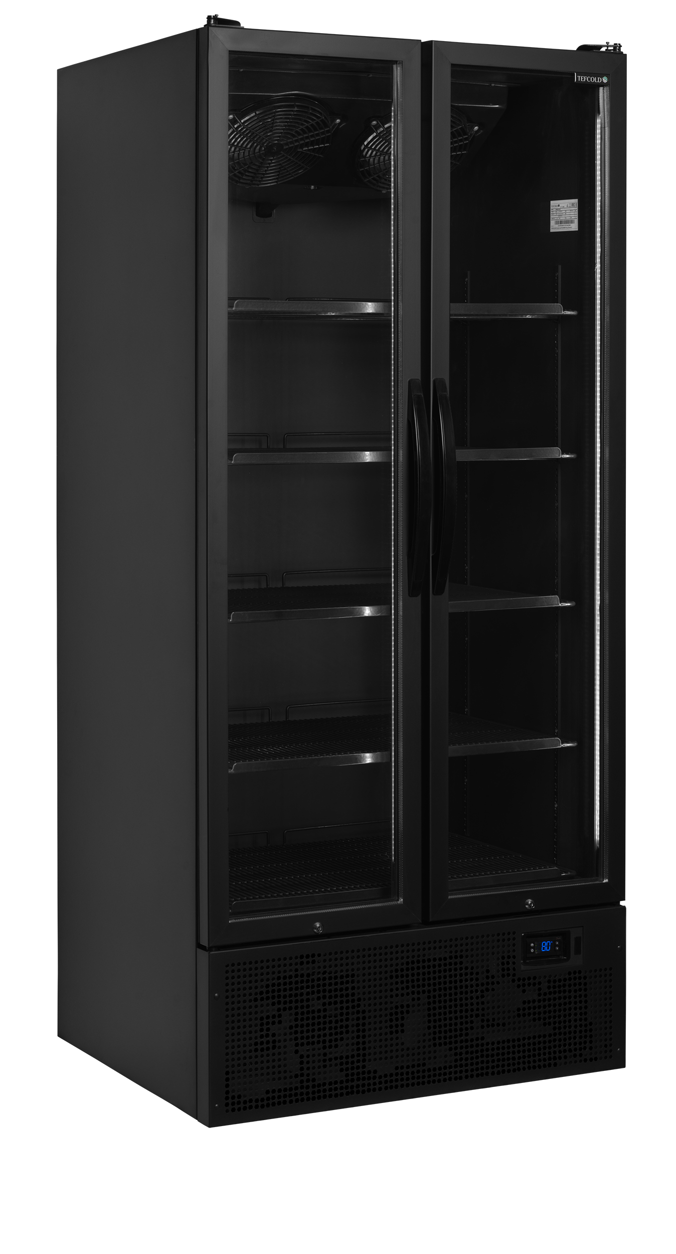 Expositor Refrigerado 535L 2 Portas Vidro Preto FS890H