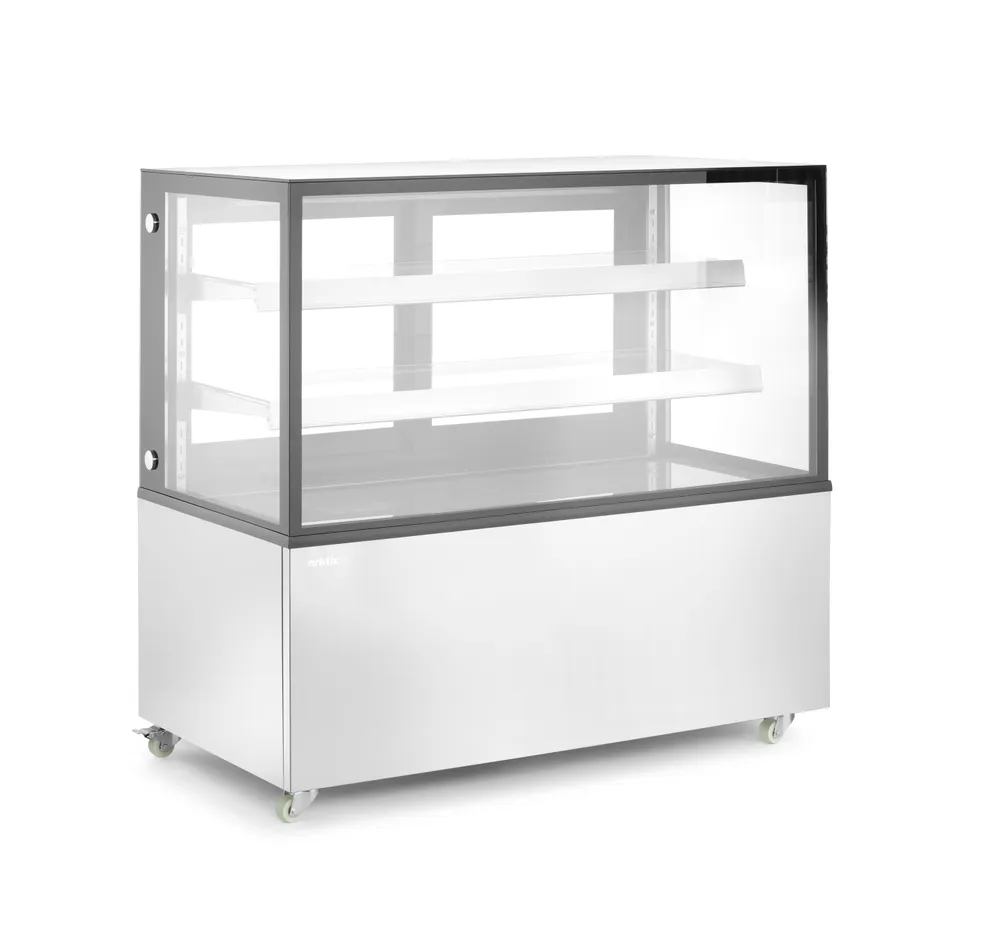 Expositor Frigorífico Vertical 410L com 2 Prateleiras de Vidro