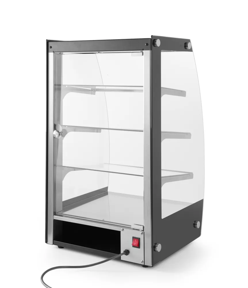 Expositor Aberto Self-Service 75L com 3 Prateleiras de Vidro