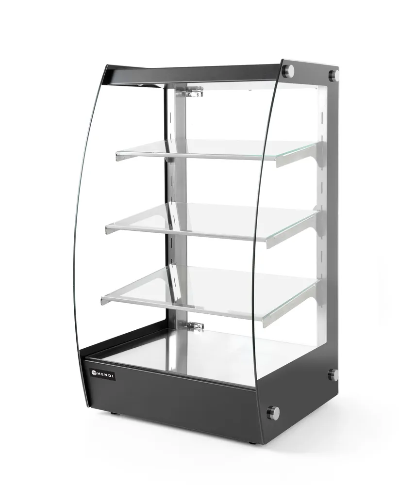 Expositor Aberto Self-Service 75L com 3 Prateleiras de Vidro