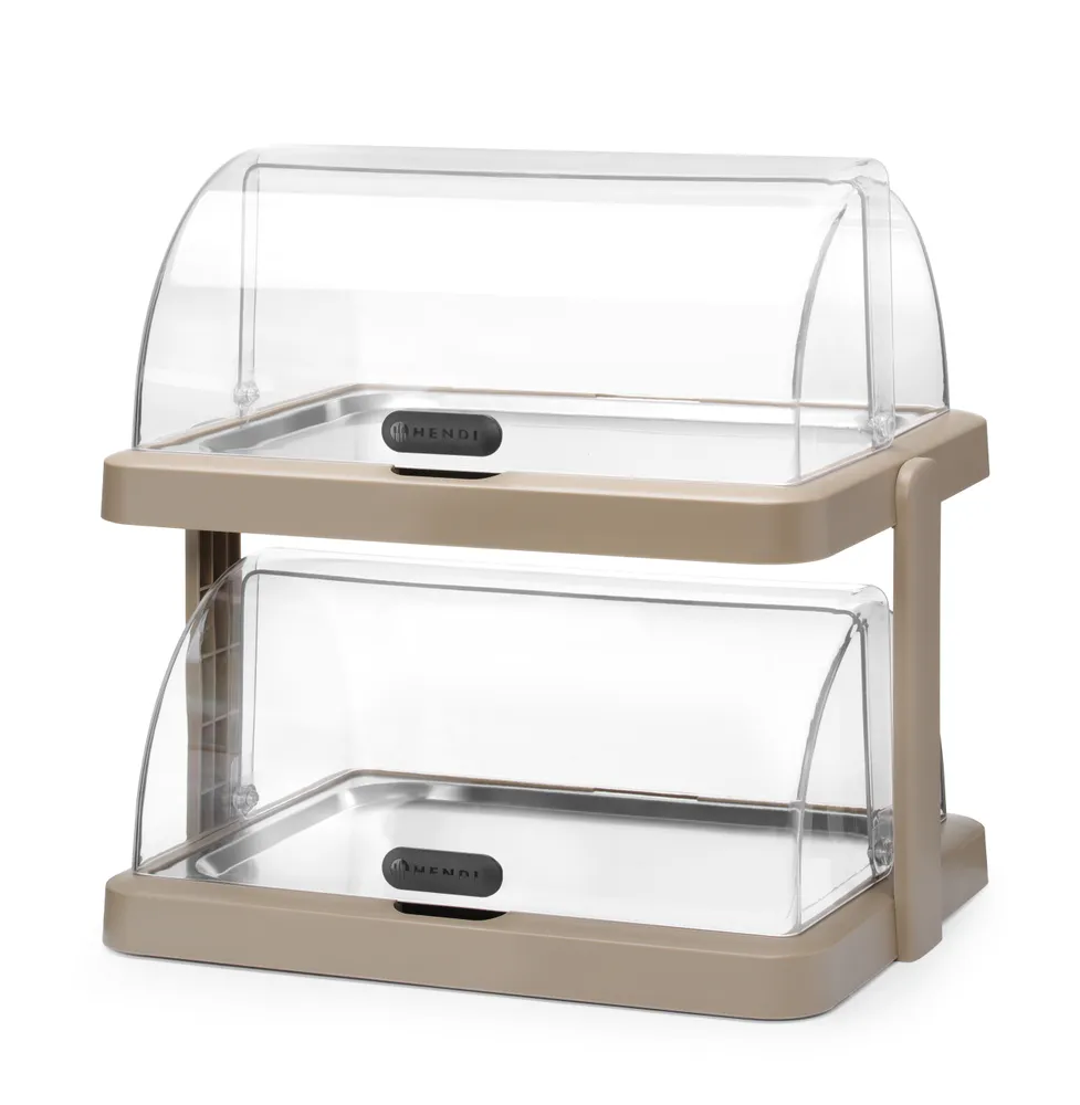 Expositor Refrigerado de Alimentos Duo, 2 Níveis, 480x355x480mm