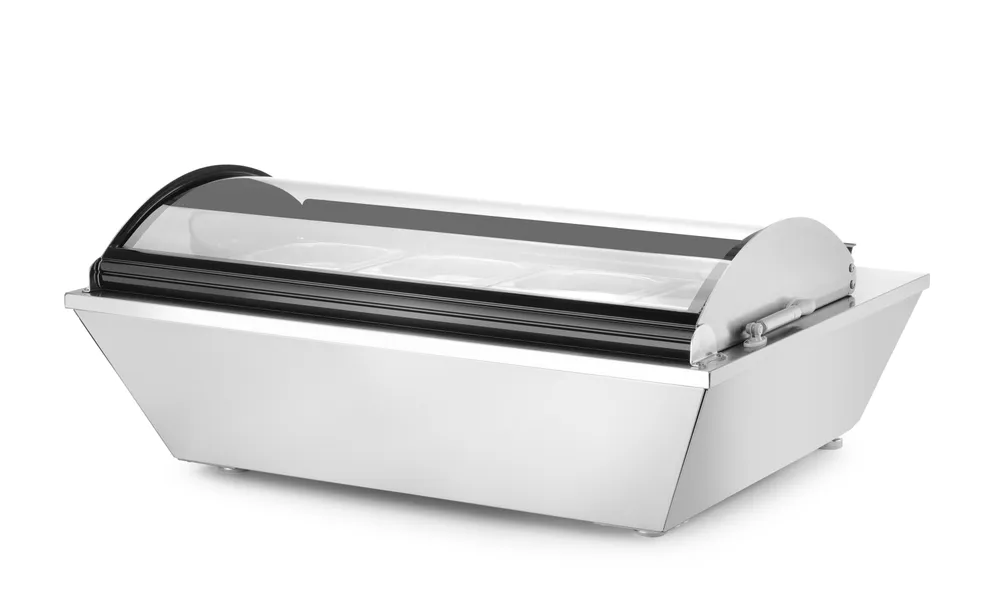 Expositor de Balcão Refrigerado 67L 775mm — Saladas e Frios