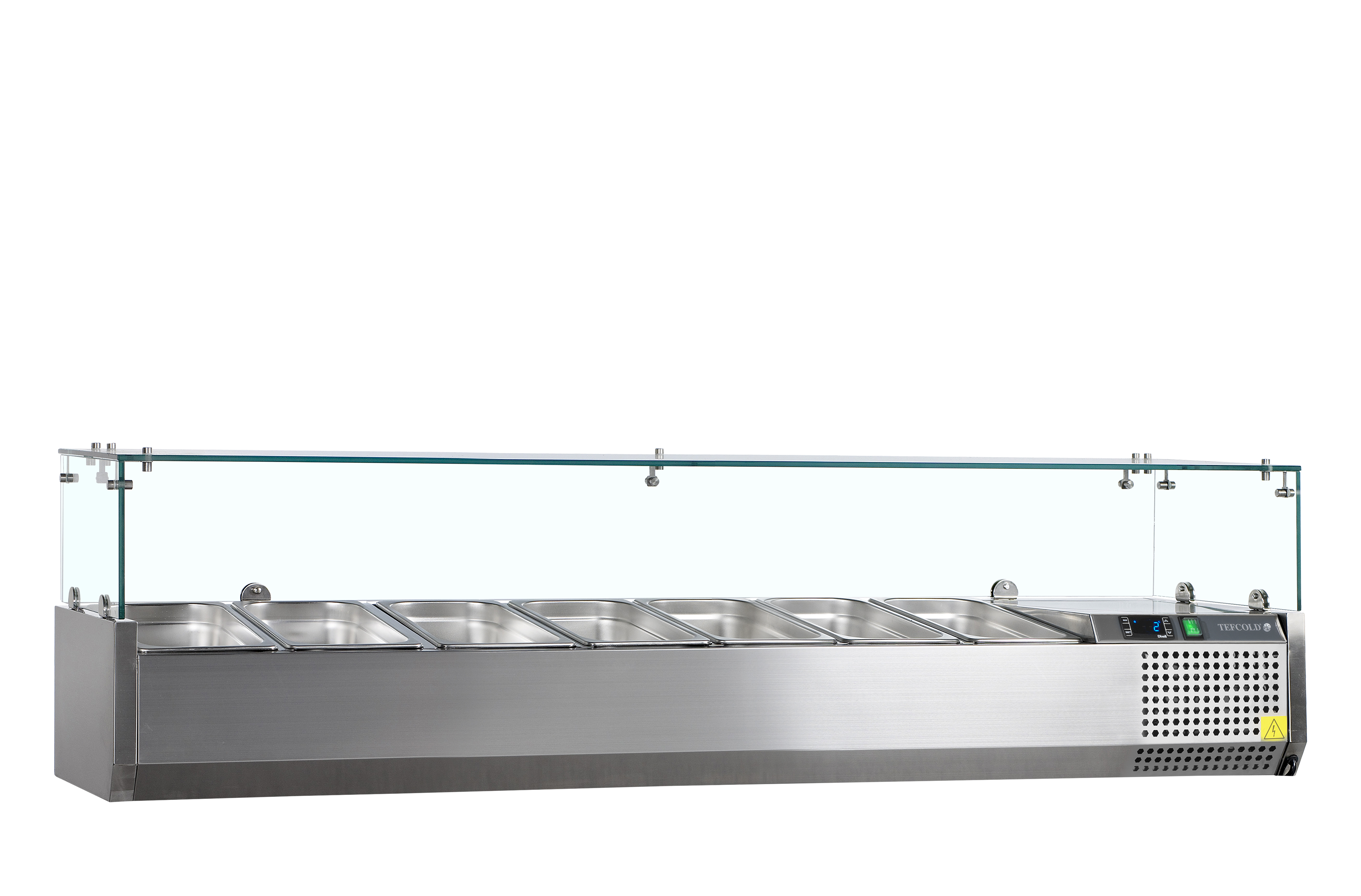 Expositor Refrigerado Balcão GN1/3 - 1600mm Inox