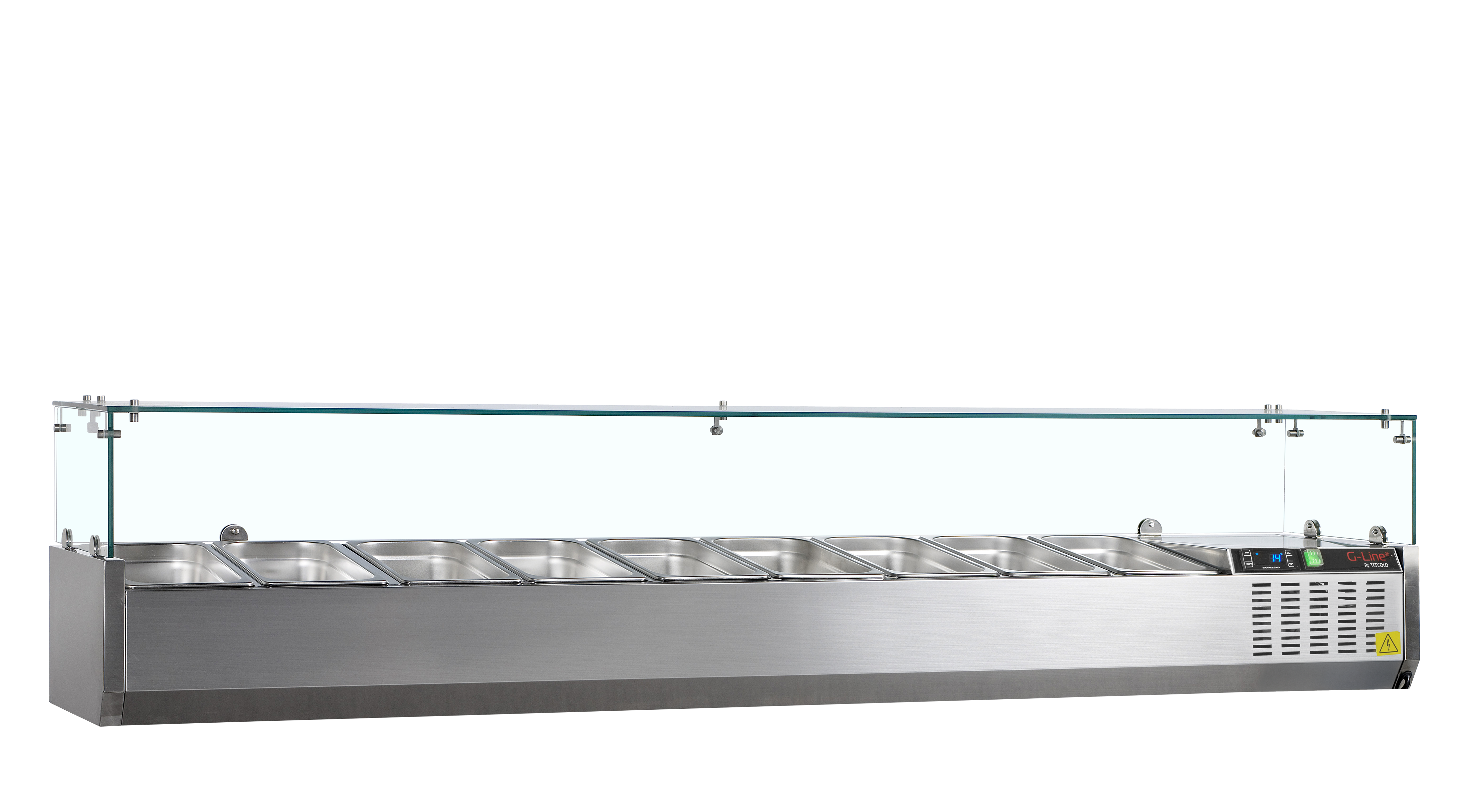 Expositor Refrigerado de Balcão GN1/3 Inox 2000mm GVC38