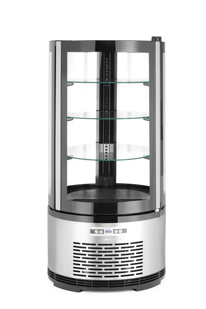 Expositor de Bolos Redondo Refrigerado 100L Elétrico