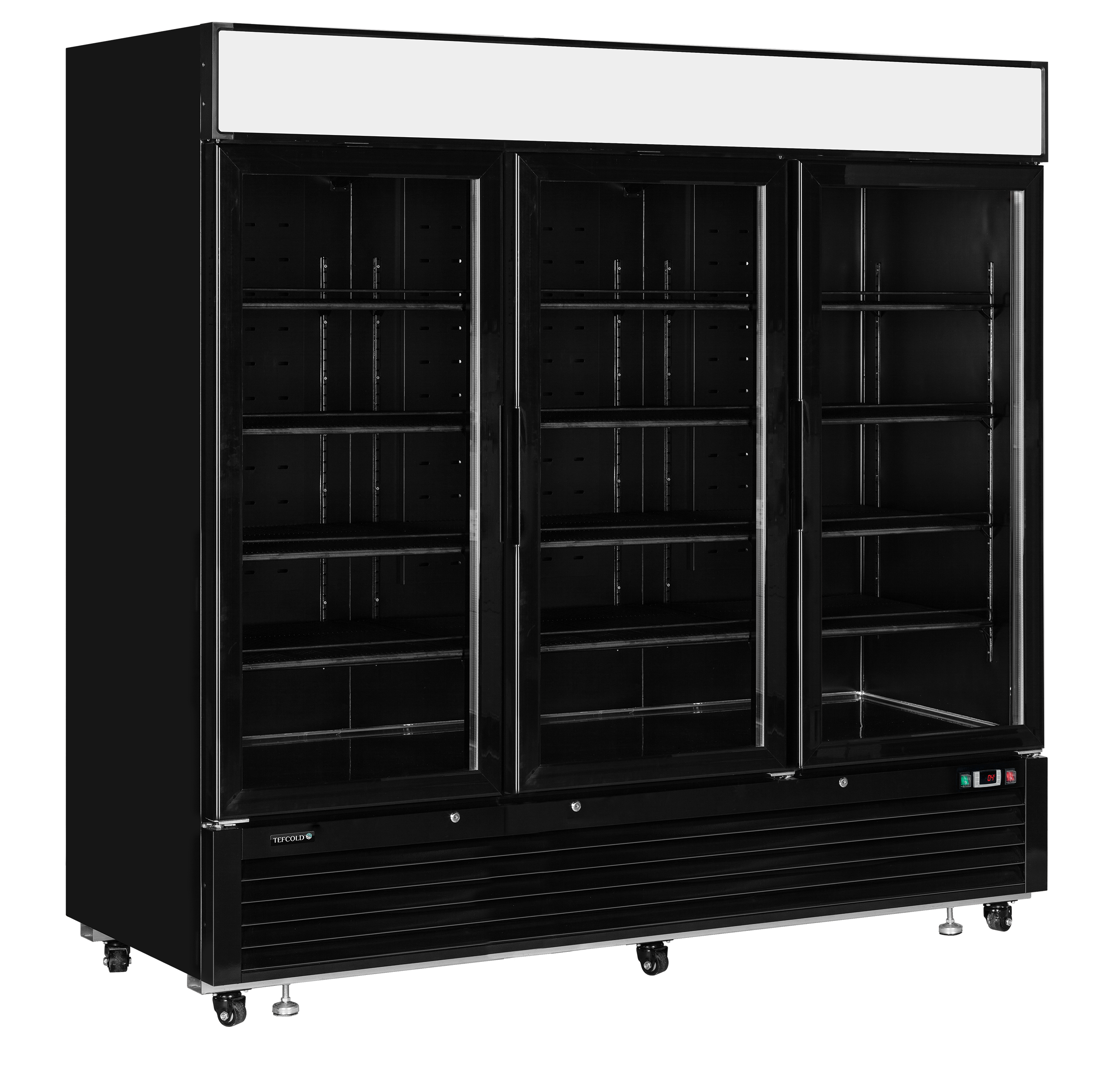 Expositor Refrigerado Comercial 3 Portas Preto 1436L