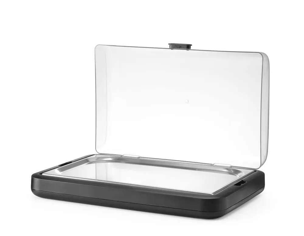 Expositor Refrigerado GN 1/1 Retangular Preto 593x389x147mm