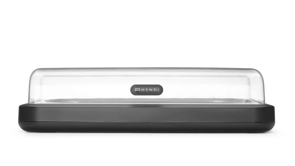 Expositor Refrigerado GN 1/1 Retangular Preto 593x389x147mm