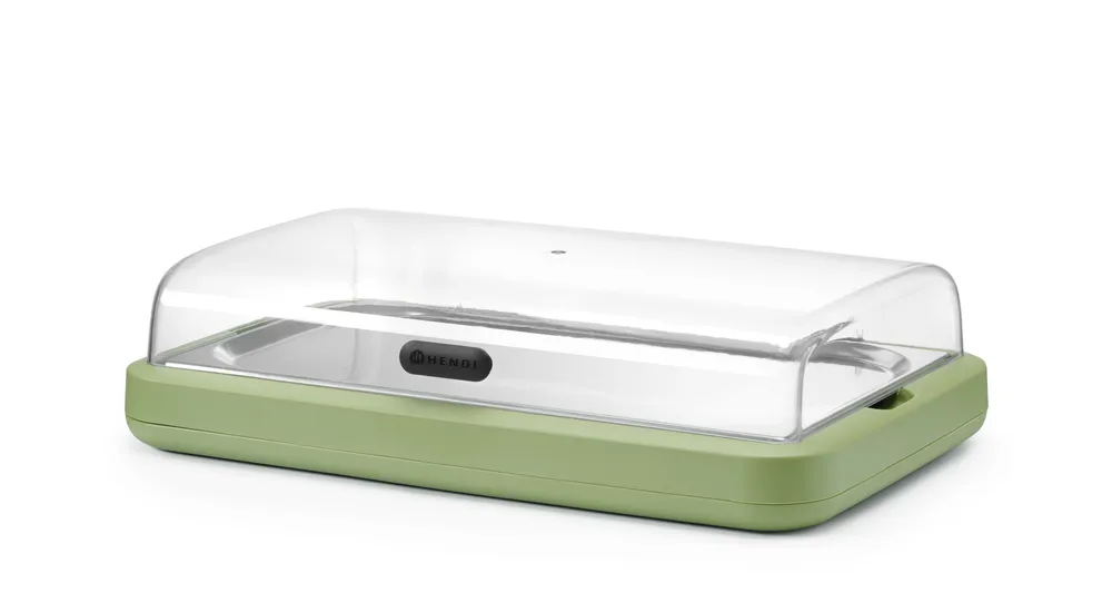Expositor Refrigerado GN 1/1 Verde para Buffet 593x389x147mm
