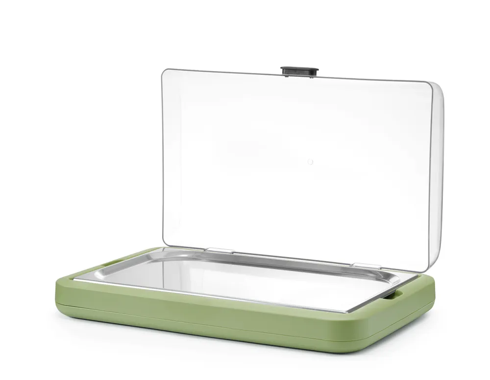 Expositor Refrigerado GN 1/1 Verde para Buffet 593x389x147mm