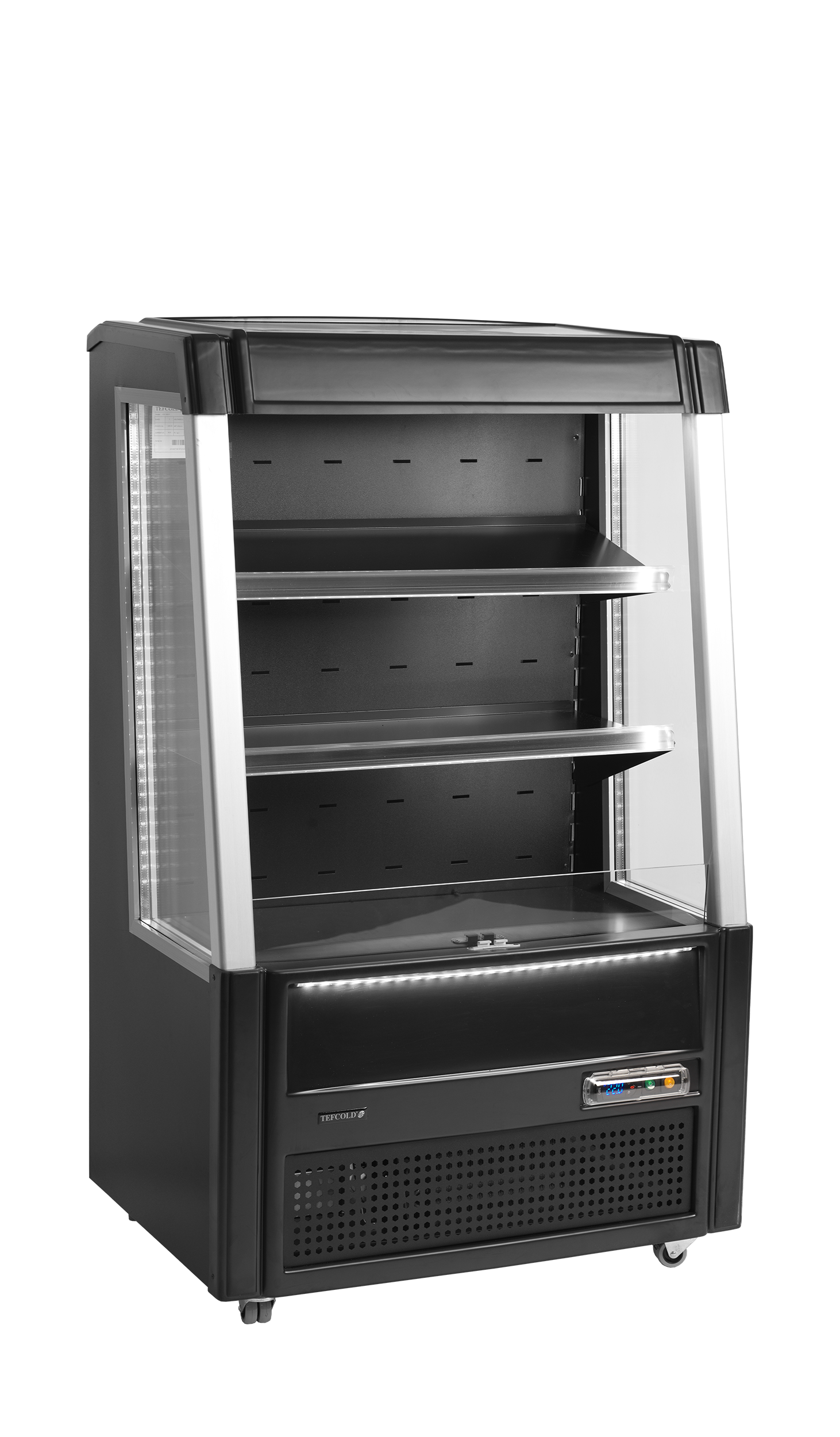 Expositor Refrigerado de Impulso Aberto 242L Preto ODC90