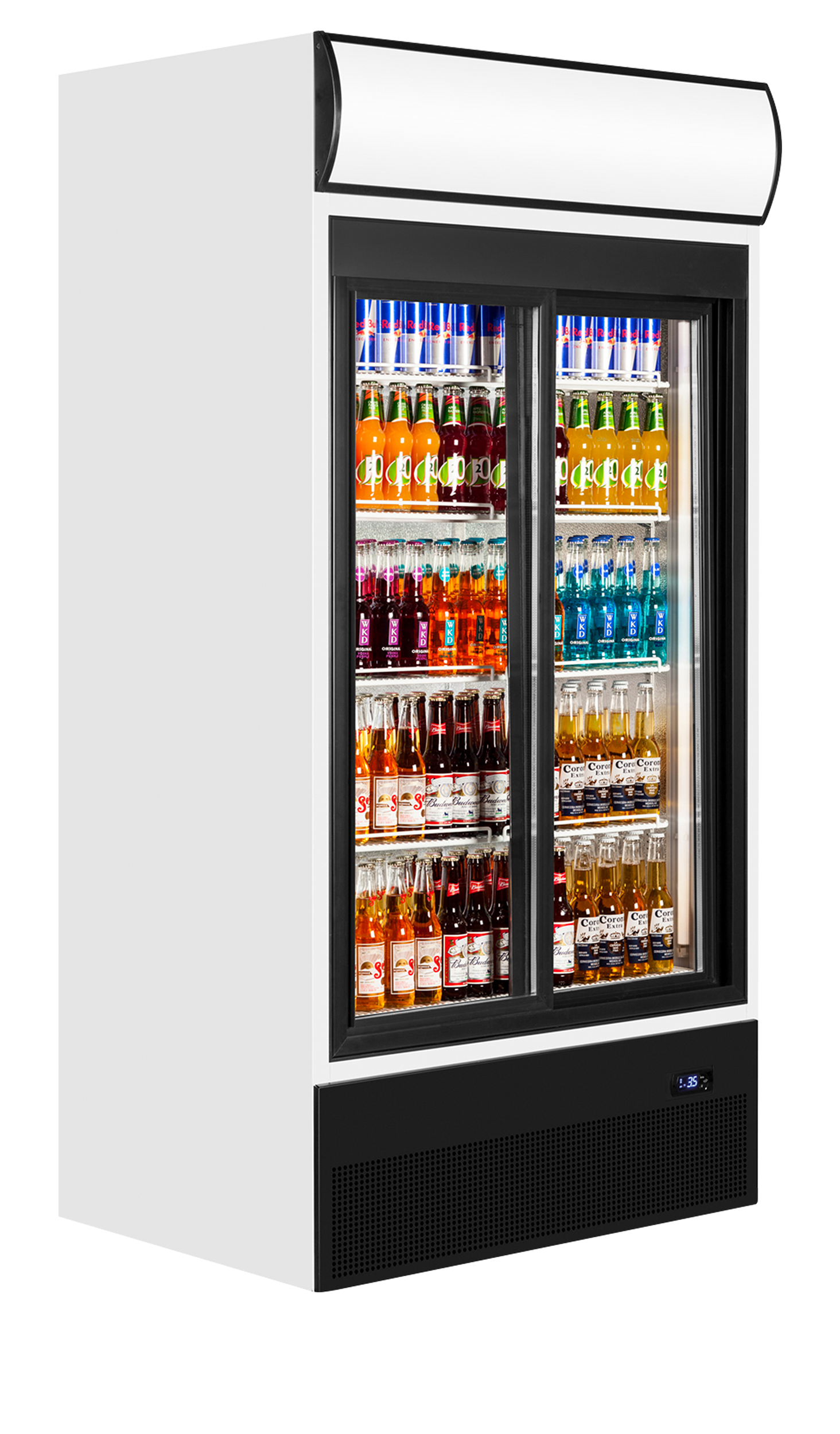Expositor Refrigerado Vertical 524L Portas Deslizantes FSC1000S
