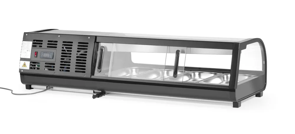 Expositor Refrigerado Sushi 4x GN 1/3, 1175mm Elétrico