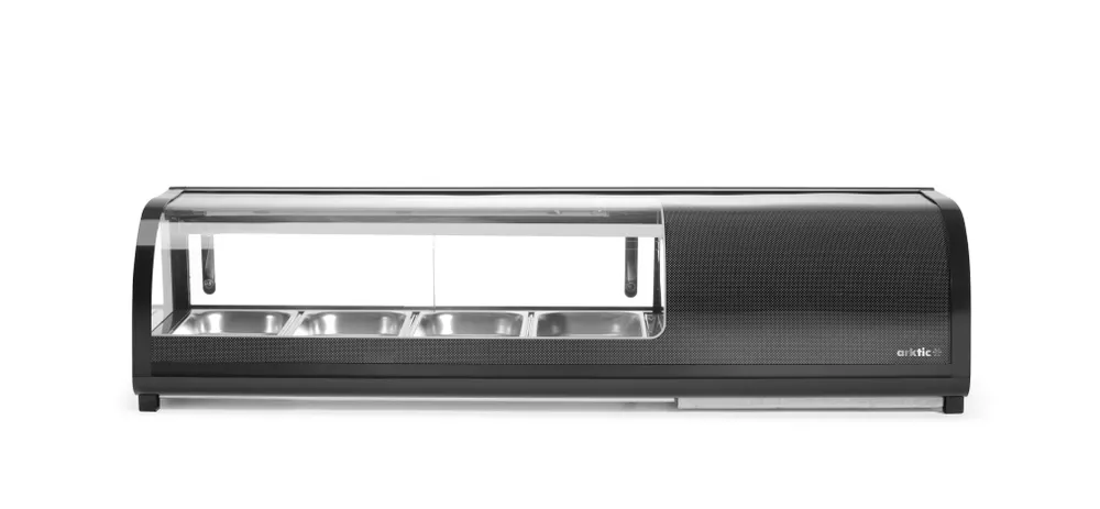 Expositor Refrigerado Sushi 4x GN 1/3, 1175mm Elétrico